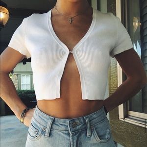 VINTAGE ANN TAYLOR SWEATER CROP TOP